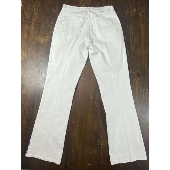 Ralph Lauren Jeans Southwestern Beaded Bootcut White Boho Sz 4 Embellished chic - Picture 15 of 15